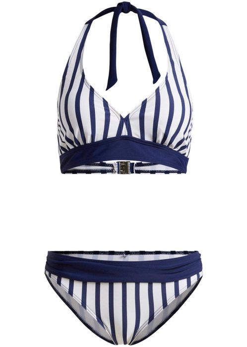 B.P.C bikini w paski biało-granatowe ^44
