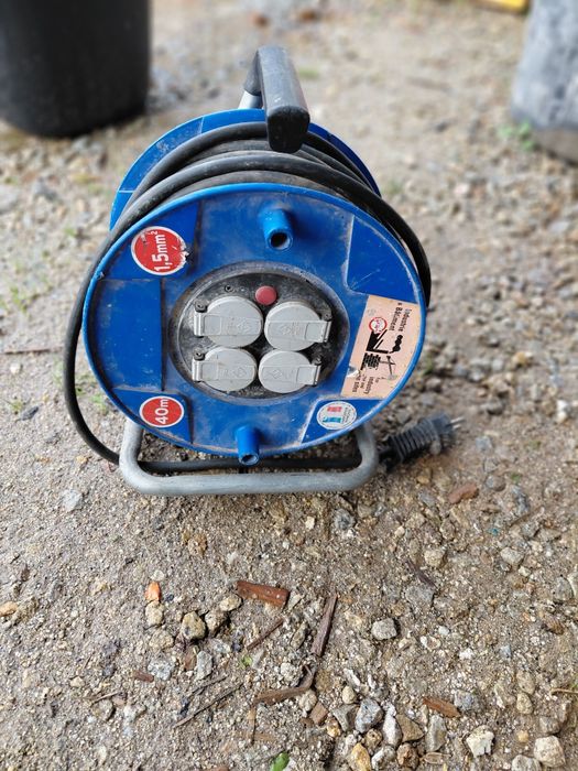 enrolador de cabo elétrico 40m