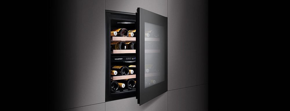 Nowa winiarka do zabudowy 60 cm Avintage, Blaupunkt, Push-To-Open