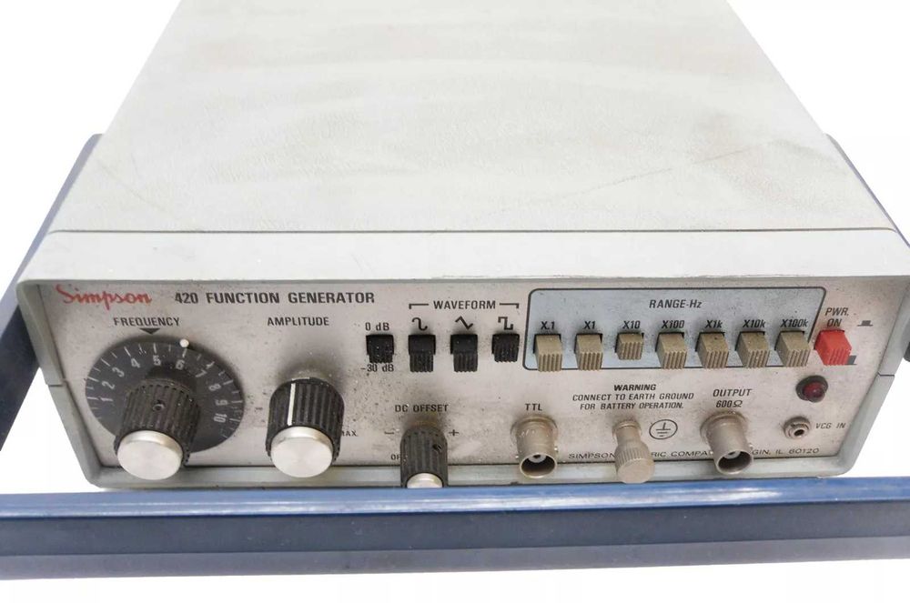 Gerador de funções SIMPSON 420 120VAC 50/60HZ 1/4A 420A