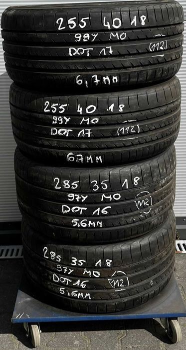 Yokohama Advan Sport V105 255/40R18 99Y 285/35R18 97Y XL MO Mercedes