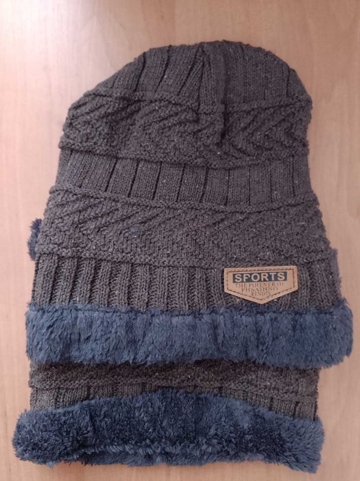 Czapka i komin męskie
