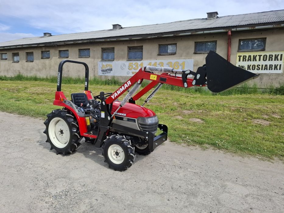 Traktorek japoński 4x4 Yanmar AF 18 z turem piękny stan wspomaganie rewers