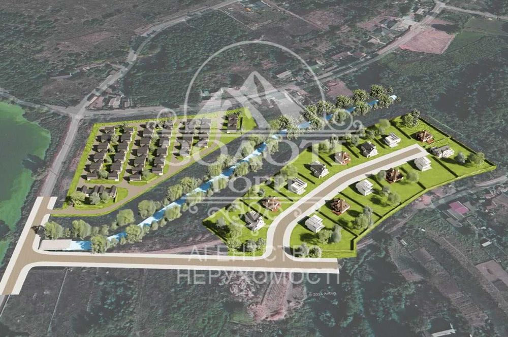 Ділянка під будівництво 140соток с.Хотів,навпроти озеро!Поруч Феофанія