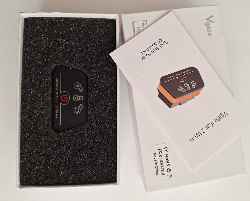 VGate iCar 2 wifi ELM327 obd2 сканер V2.1 Android IOS Windows
