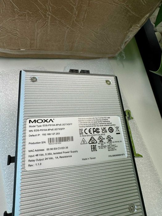 moxa eds-P510A-8PoE-2GTXSFP