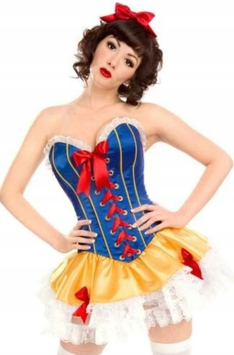 Sexi Strój Królewny Śnieżki Uwodzicielski Kostium Księżniczki Imprezę