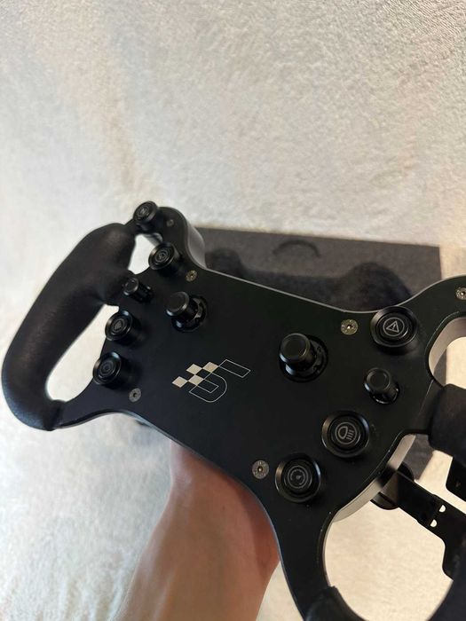 Топовый Игровой Штурвал Simagic GT4. Карбон лепестки+ргб+беспроводной