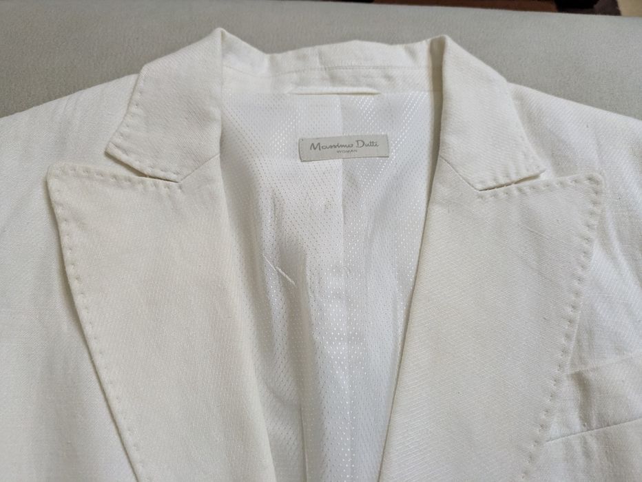 Blazer bege da Massimo Dutti
