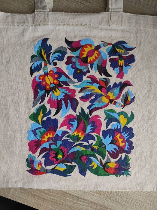 Розпис шоперу, еко-шопер, Самчиківський розпис, шопер