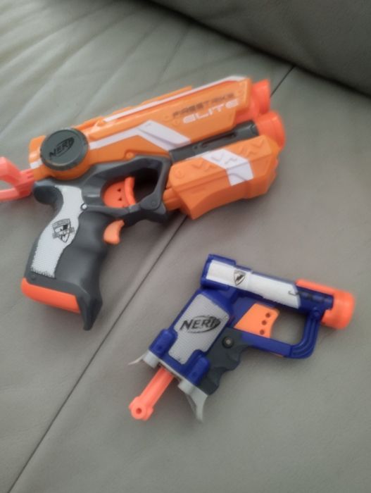 Pistolety zabawki nerf zestaw