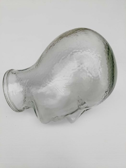 Cabeça Vidro Vintage Anos 60 25 cm