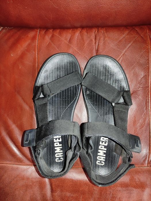 Camper sandały czarne ,zapinane na rzepy,41 roz