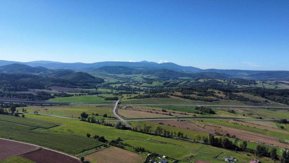 Działka budowlana, Przedwojów,  Kamienna Góra Dolny Śląsk, widok na Karkonosze, 11 arów.