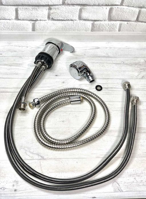 Набор смеситель и душ для парикмахерской мойки