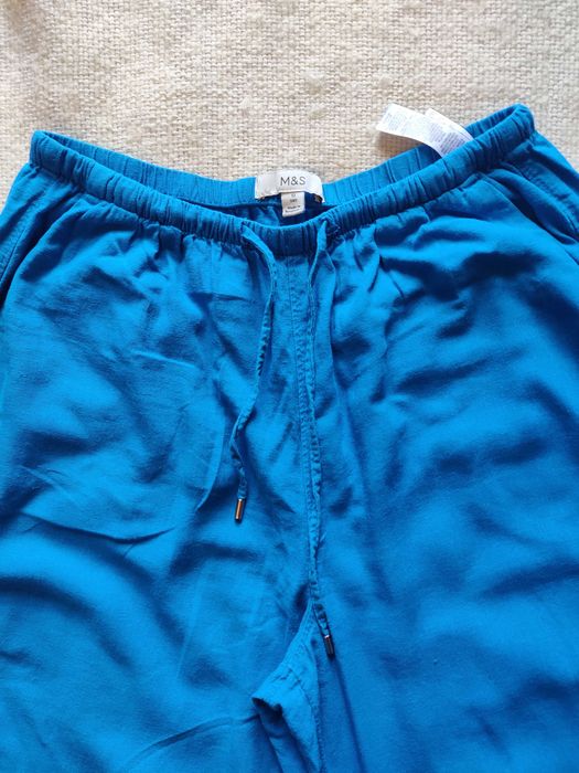 spodnie lniane damskie. M& S