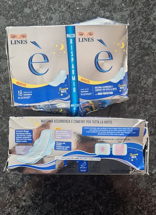 Lines Podpaski ze skrzydełkami 32 sztuki