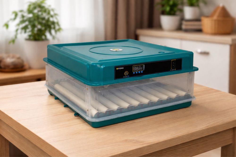 Распродажа! Инкубатор автоматический 12-220В Птаха Інкубатор + овоскоп