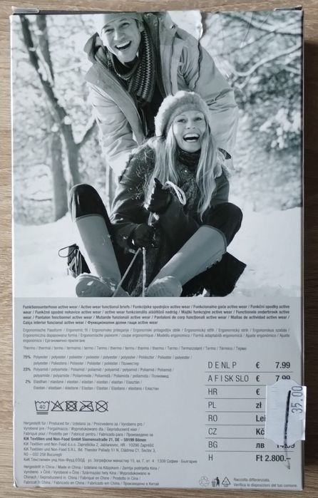 Zestaw termo koszulka+getry niebieski M