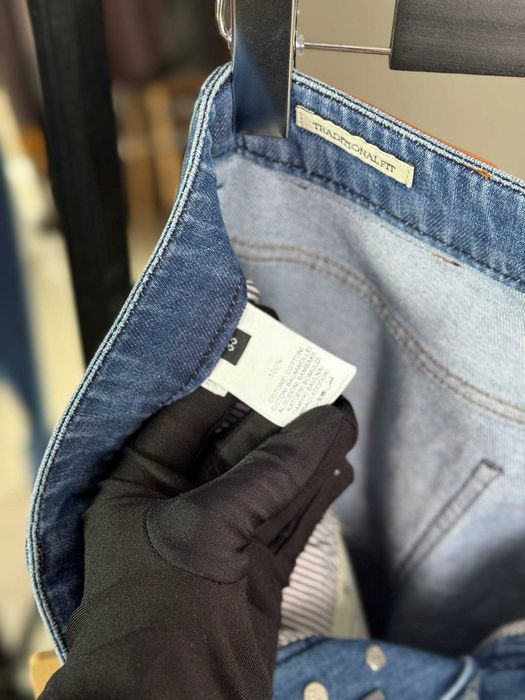 Мужские синие джинсы Brunello Cucinelli классические джинсы d089