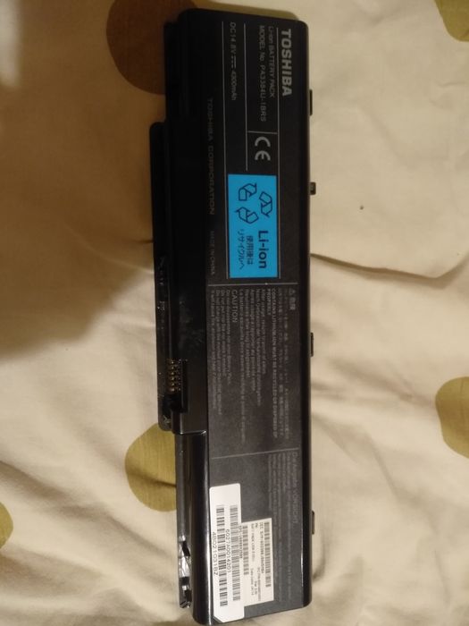 Аккумулятор Toshiba pa3384u 1brs