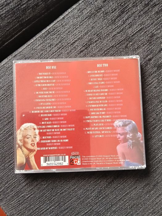 CD duplo de Marilyn Monroe e Jayne Mansfield