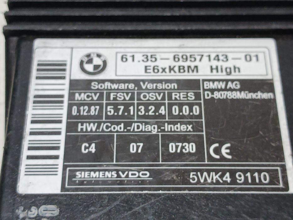 Módulo genérico BMW 5 Touring (E61)