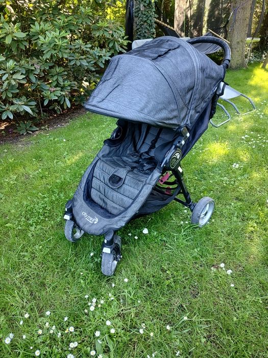 Wózek spacerówka city mini baby jogger czarny 4-kołowy super