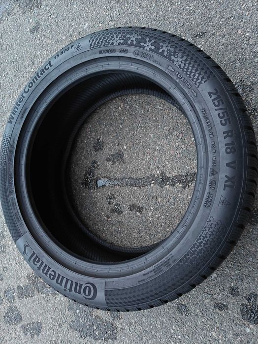 Пара 2шт продам R18 215 55 Continental WinterContact TS870P 23р 8мм