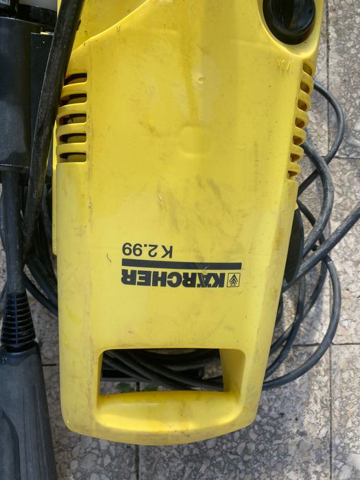 Lavadora karcher k2.99 para peças com mangueira e lança