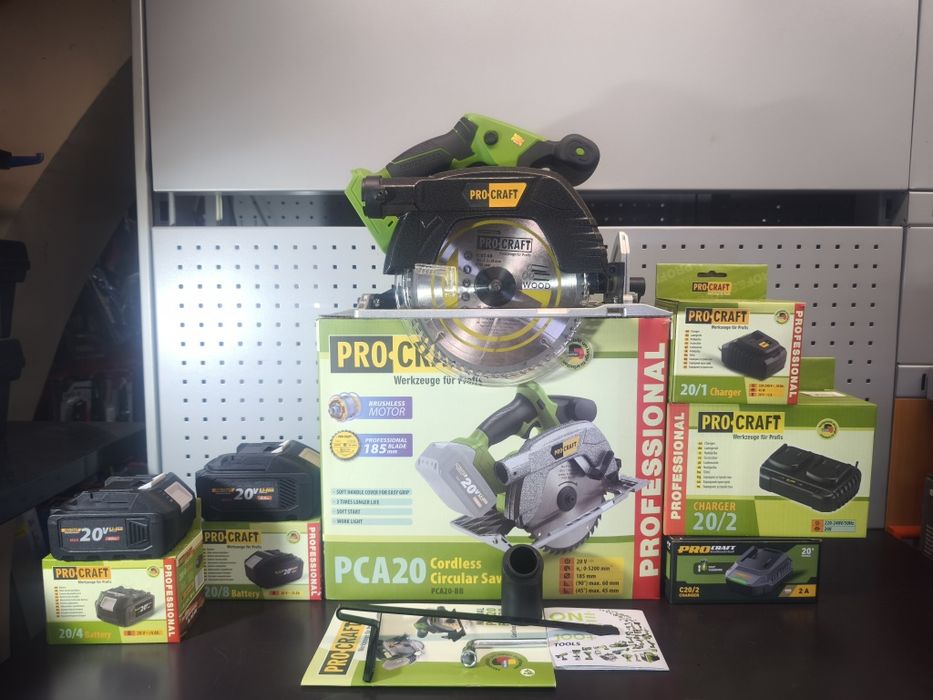 Циркулярна акумуляторна дискова пила Procraft PCA20 Без АКБ та З/П