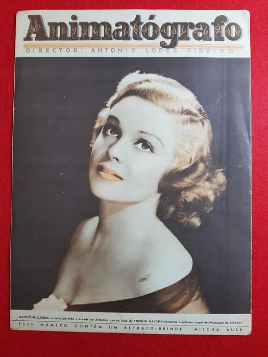 5 Revistas Animatógrafo ( Anos 30-40 Sec XX, dedicada ao Cinema