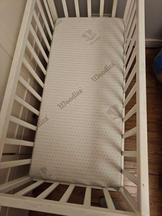 Łóżeczko niemowlęce/dostawka do łóżka Woodies 90x40