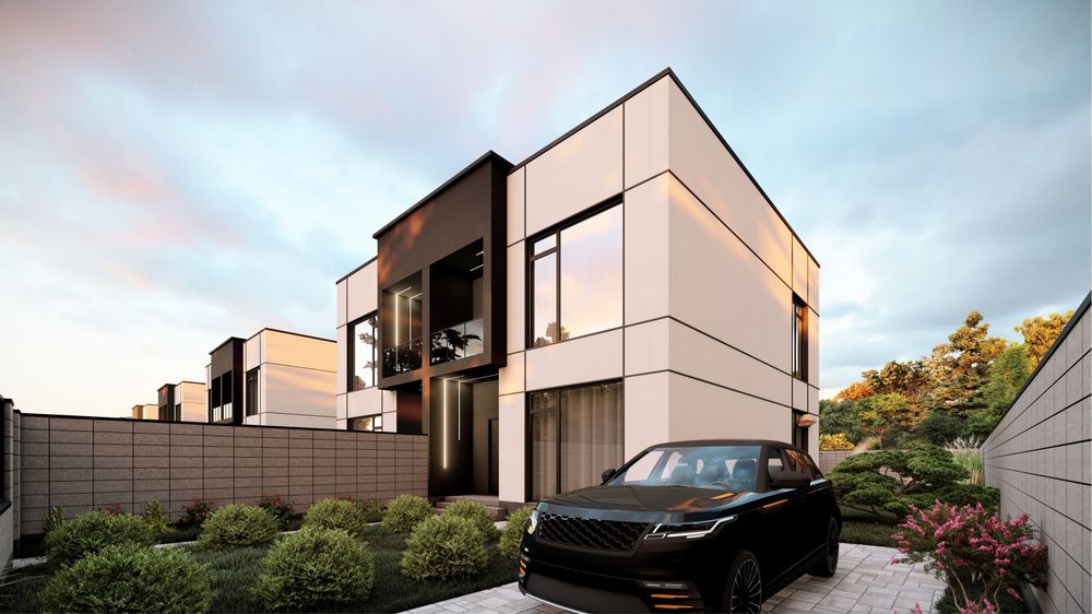 Котеджний комплекс На Щасливому «HIGH-TECH HOUSE» 120000$