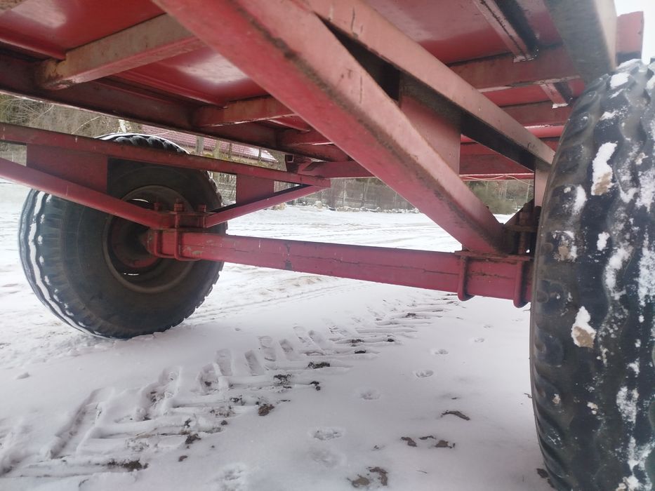 Rama przyczepa do bel przyczepka wywrotka dłużyca do drewna części