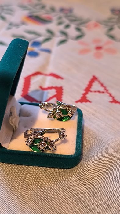 Сережки Ландыши 925 проба