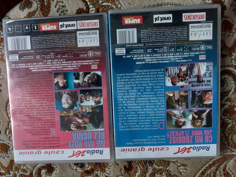 DVD 2 polskie komedie zafoliowane