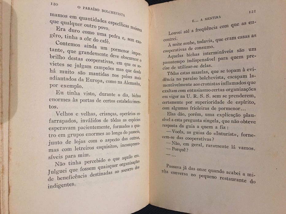 O Paraíso Bolchevista e... a Mentira / Istrati. Soviets 1929