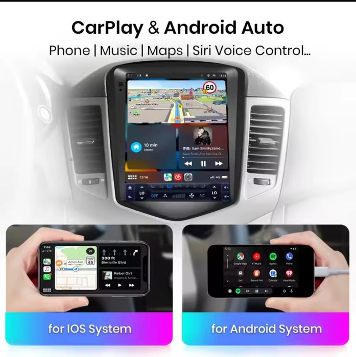 Rádio android tipo tesla Chevrolet Cruze J300 CARPLAY WIFI GPS 2/32GB