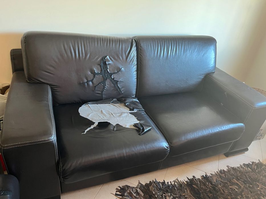 Conjunto de Dois sofás 2 lugares e 3 lugares