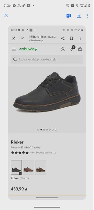 Bydgoszcz - Sprzedam markowe  buty męskie nr 42(nowe- 1dzien noszone)