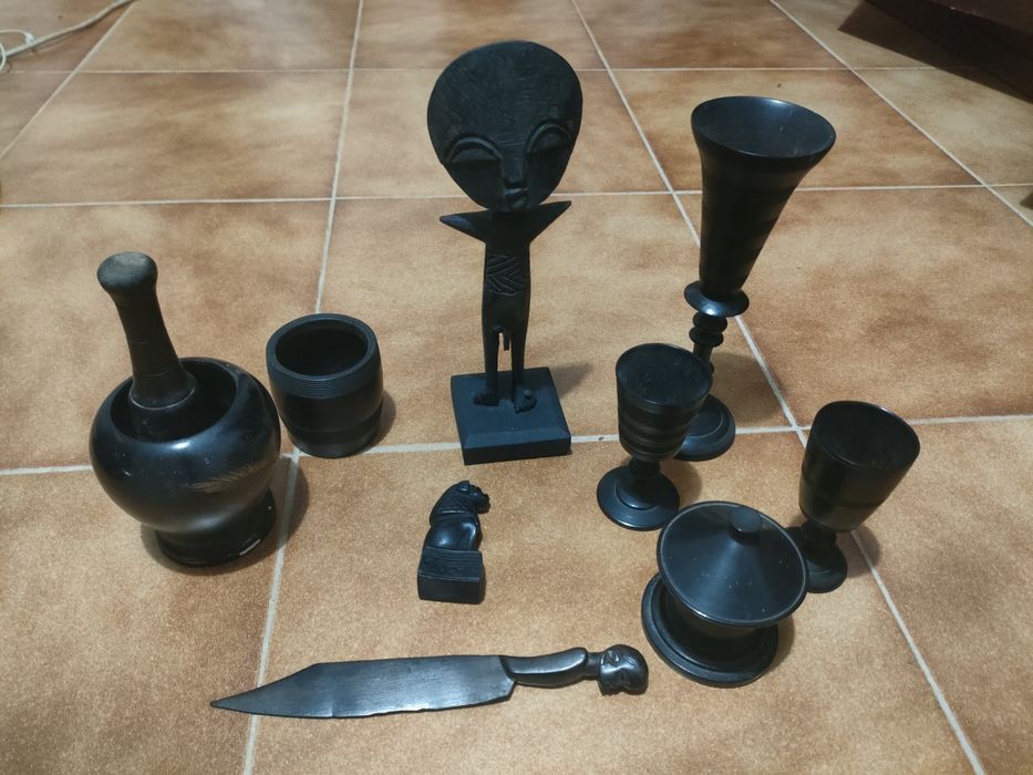 Peças de arte africana