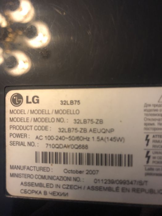 Televisão LG 32LB7564751068387971123