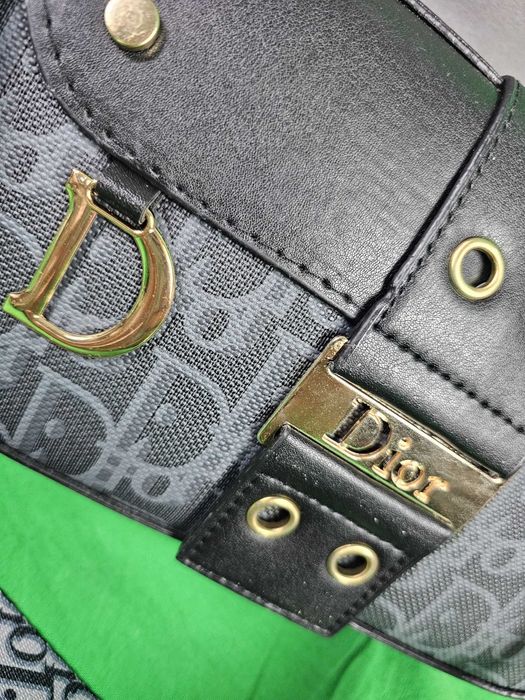 Torebka christian Dior torba kuferek ciemna cd