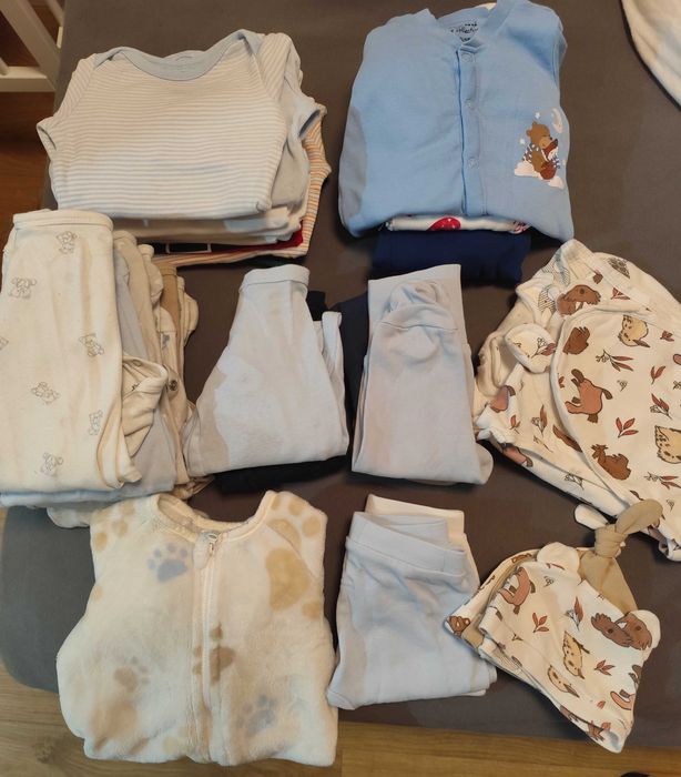 Zestaw ubranek dla niemowlaka 36 sztuk