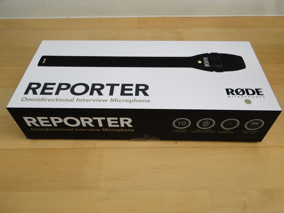 Zawodowy Mikrofon Dynamiczny Reporterski RODE REPORTER.Nowy.Okazja