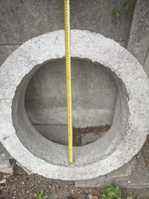 Krąg betonowy 80cm przelot 60 cm