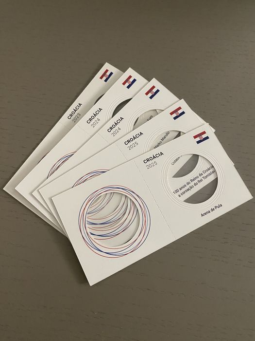 Alveolos autocolantes personalizados - coleção numismatica 2€