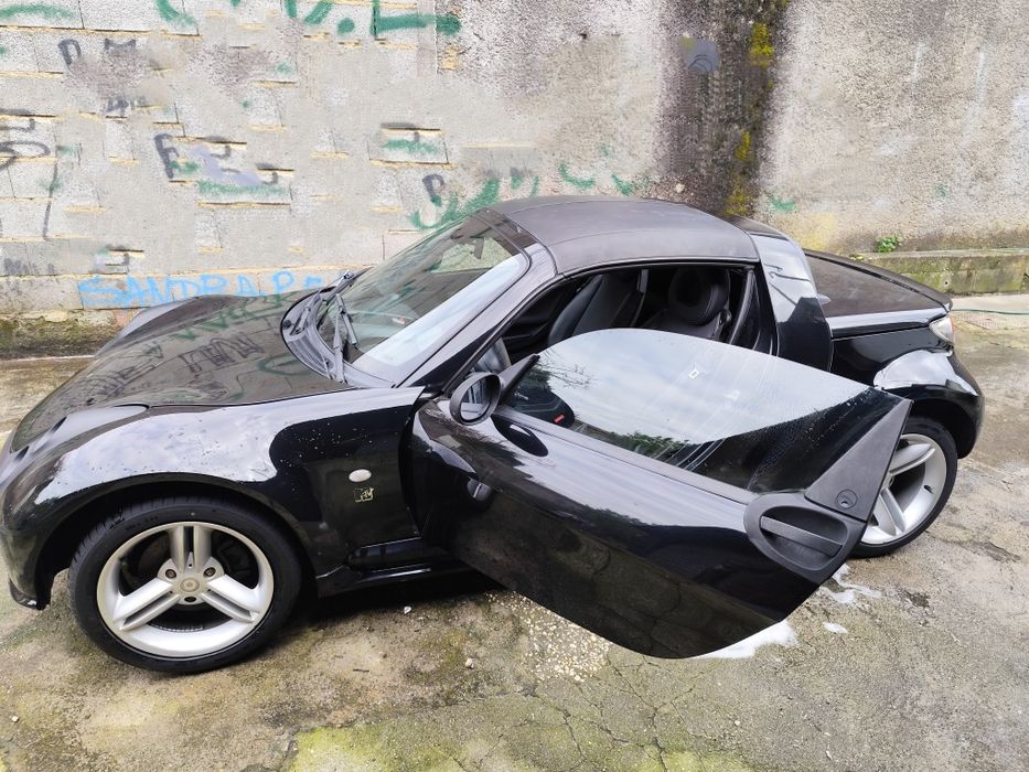 Smart roadster preto