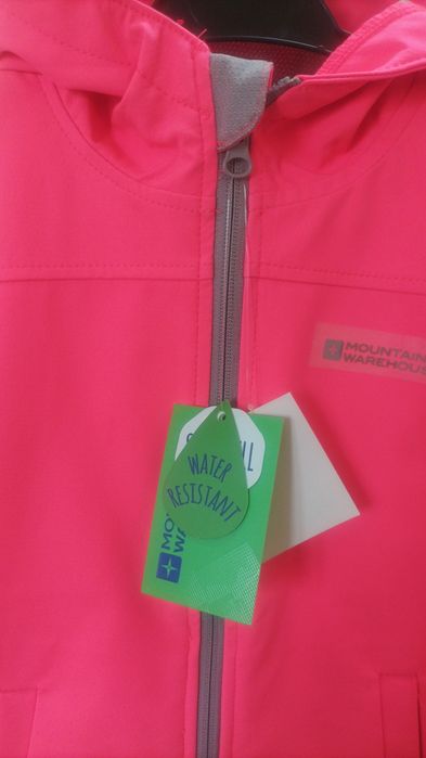 Куртка Mountain Warehouse SoftShell Рожева 110р водоотталкивающая